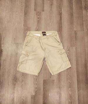 Wear First Mens Khaki Beige Cargo Shorts Size 40